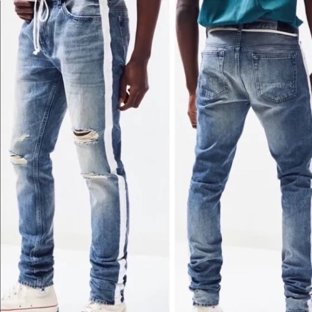 PACSUN Stacked Skinny Jeans Size 33X34